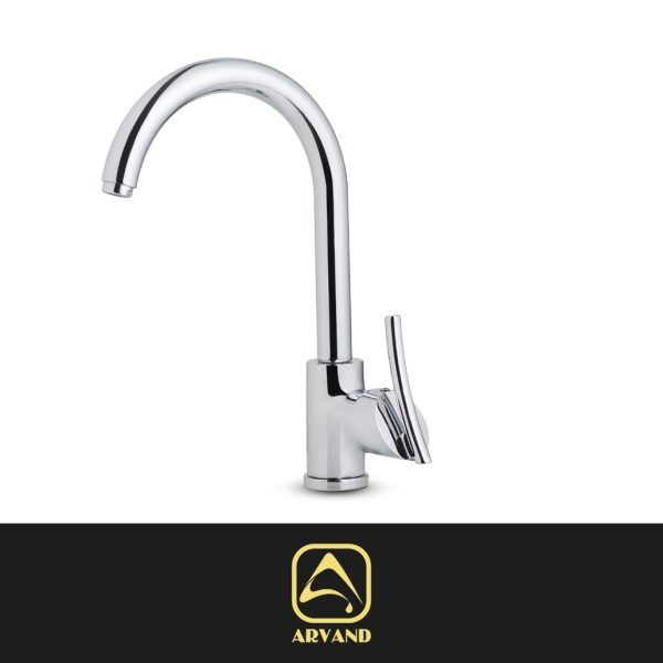 شیر سینک وین کروم براق اروند