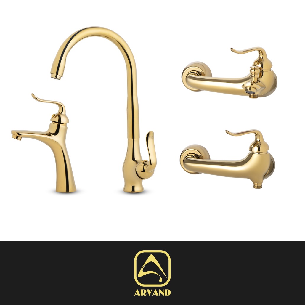 ست شیرآلات فلورانس طلایی اروند