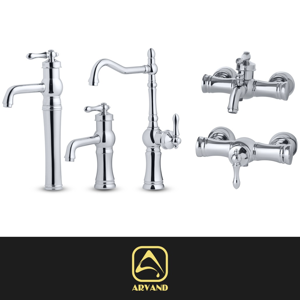 ست شیرآلات میلان کروم اروند