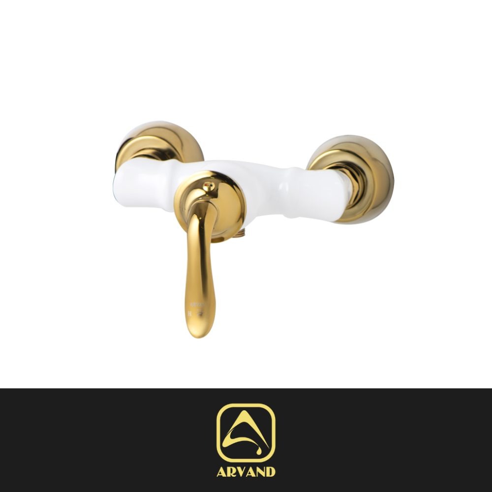 شیر توالت وینز سفید طلایی اروند