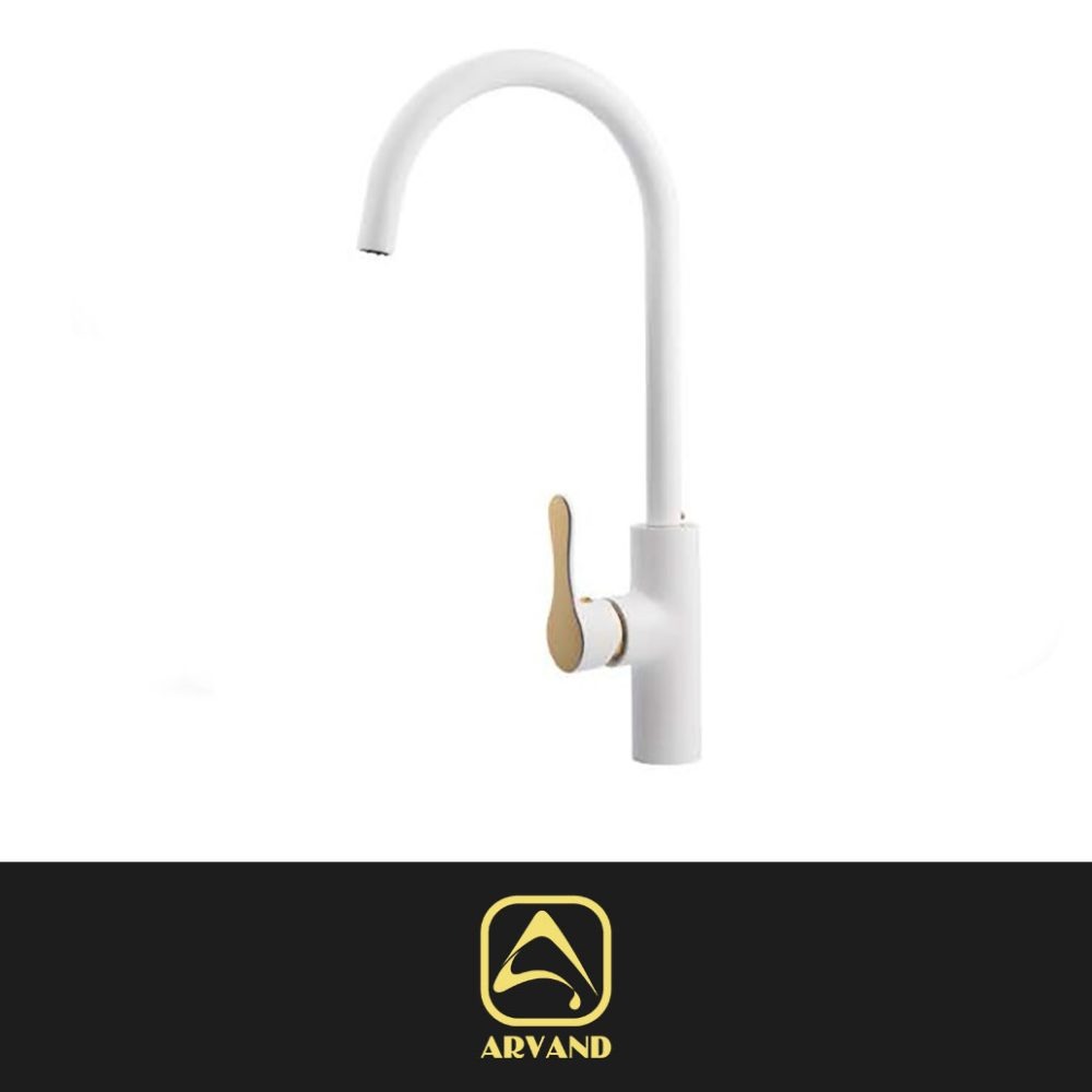 شیر آشپزخانه پارما سفید طلایی اروند