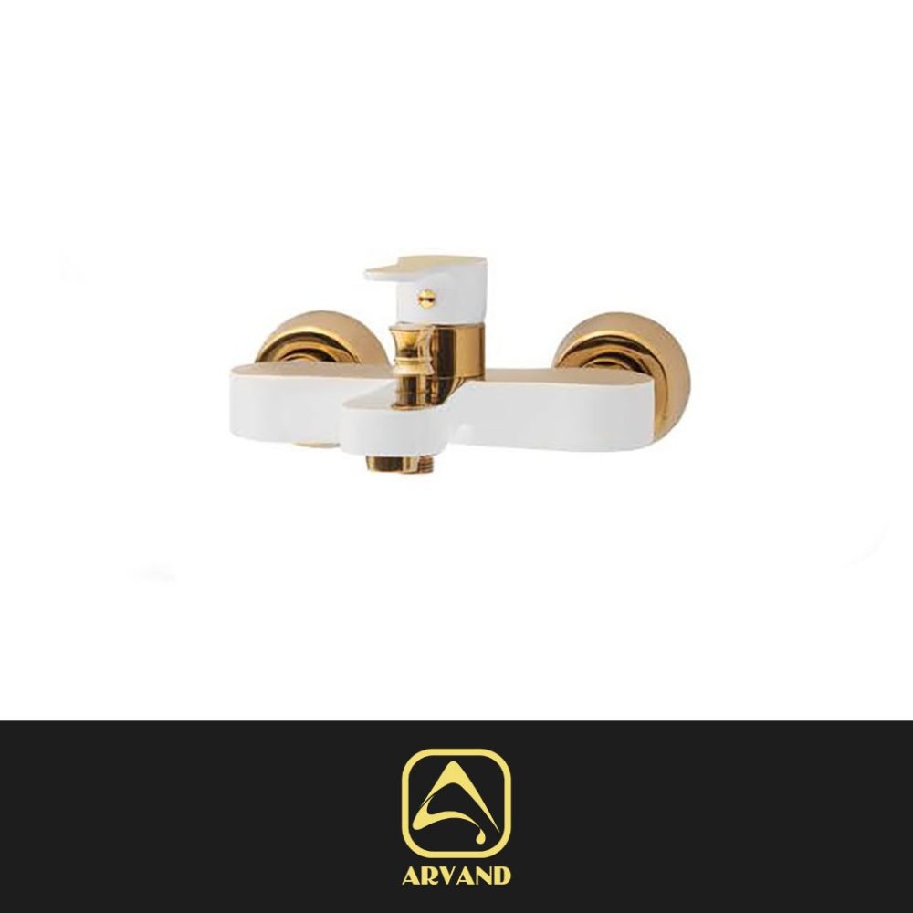 شیر حمام پارما سفید طلایی اروند