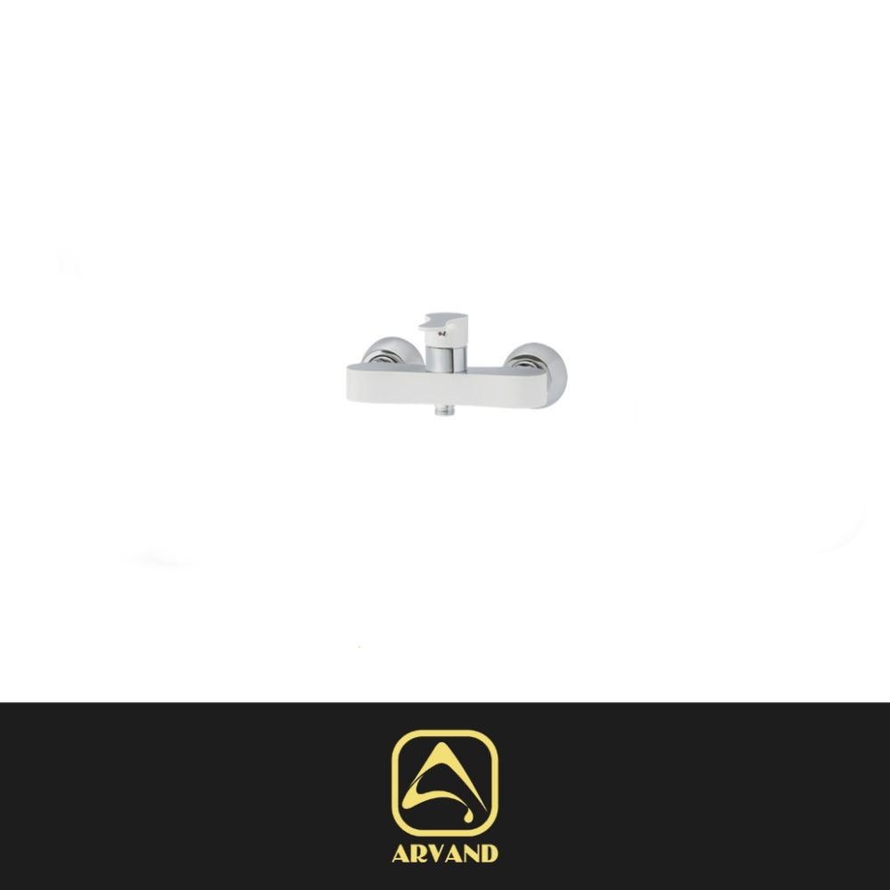 شیر توالت پارما سفید کروم اروند