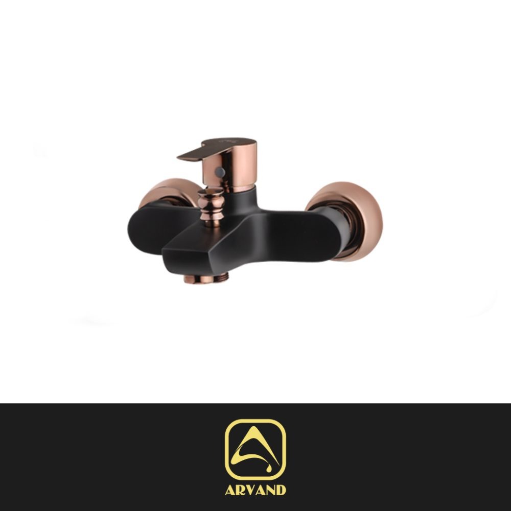 شیر حمام پالرمو مشکی رزگلد اروند