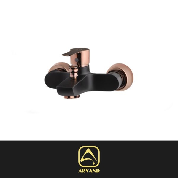 شیر حمام پالرمو مشکی رزگلد اروند