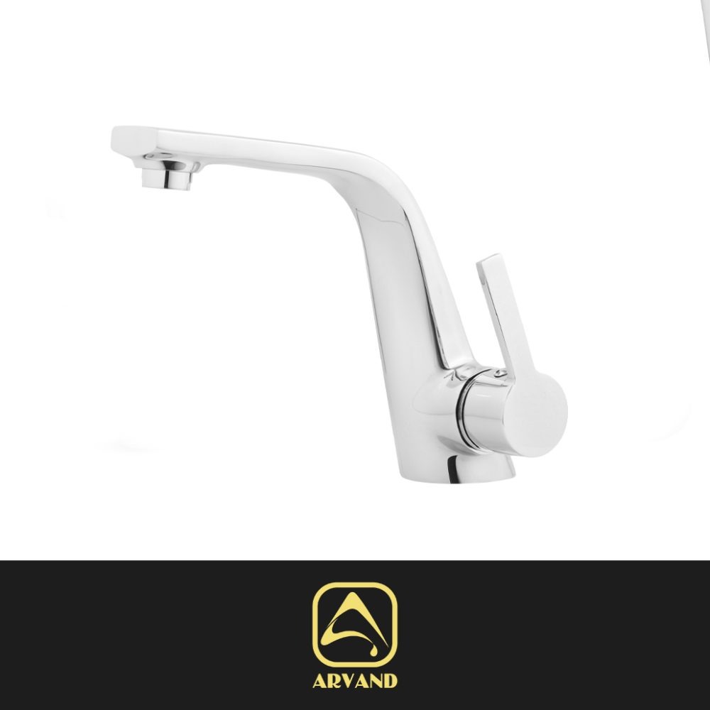 شیر روشویی پاویا استیل براق اروند