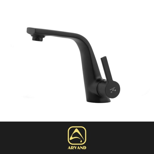 شیر روشویی پاویا مشکی اروند