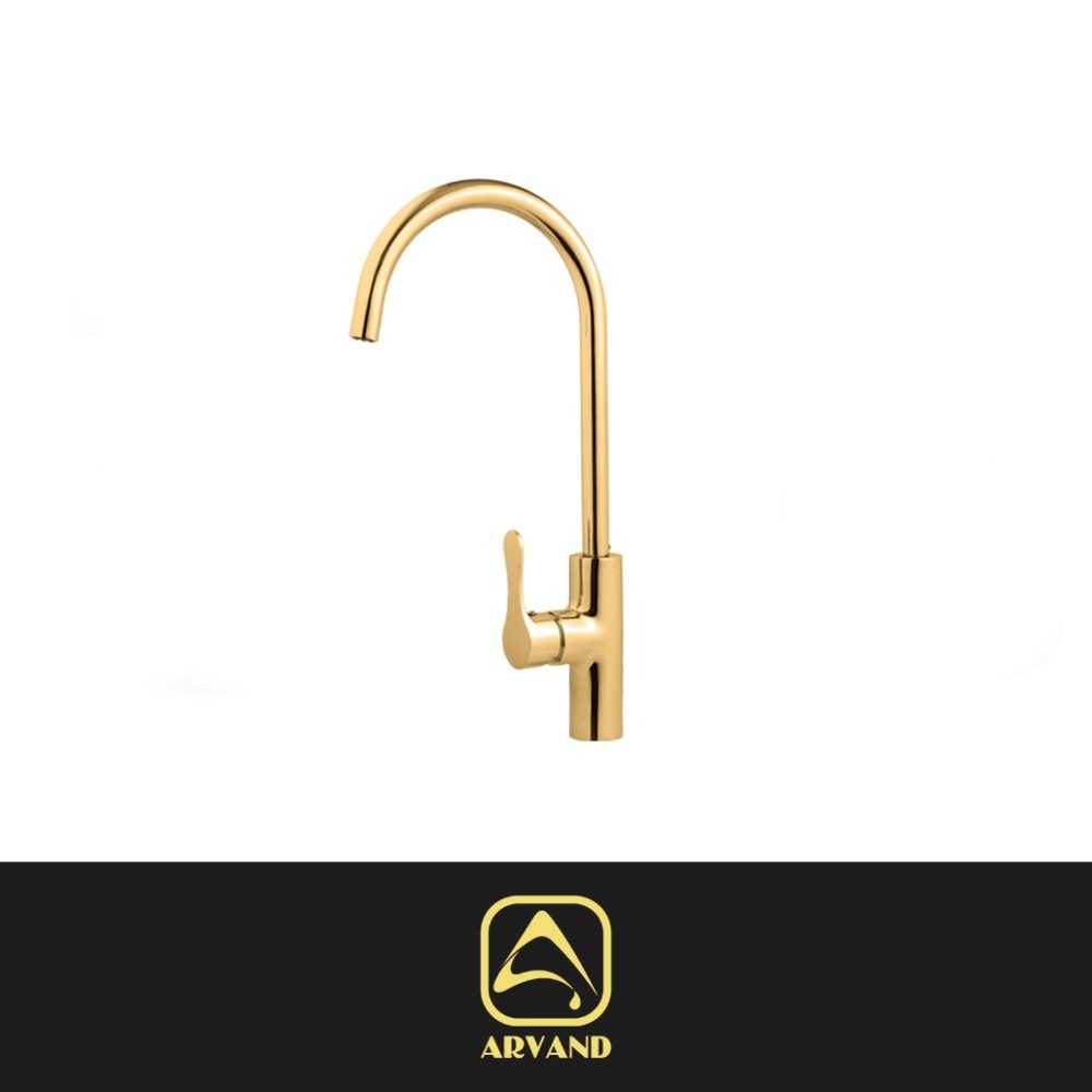 شیر سینک پارما طلایی براق اروند