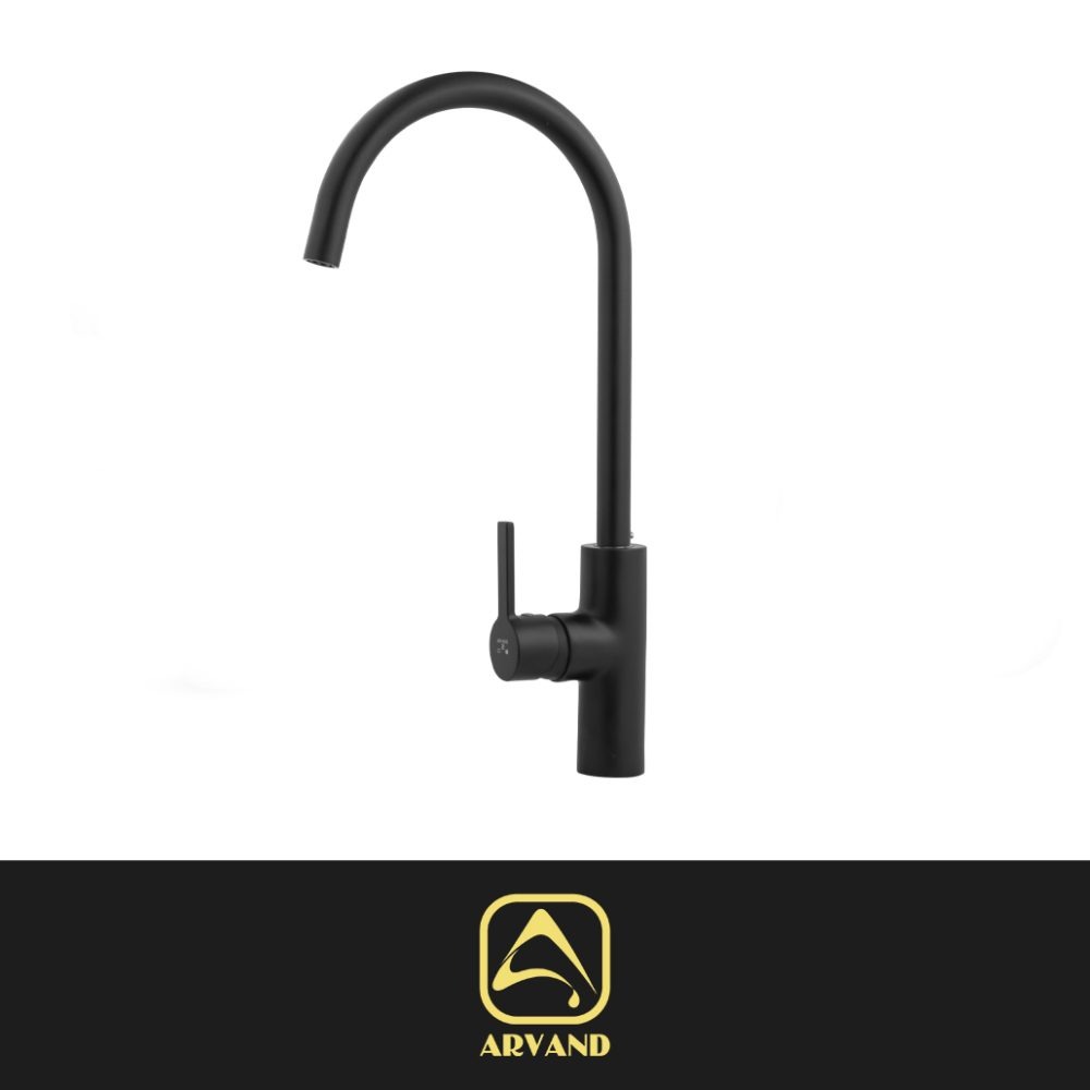 شیر سینک پاویا مشکی اروند